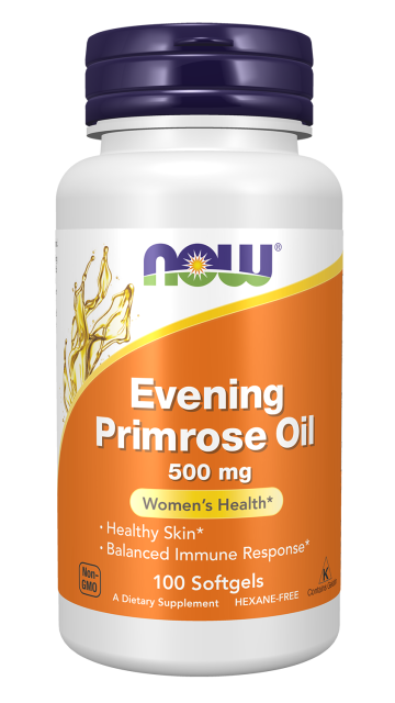 Evening Primrose Oil 500 mg -100 Softgels Bottle Front