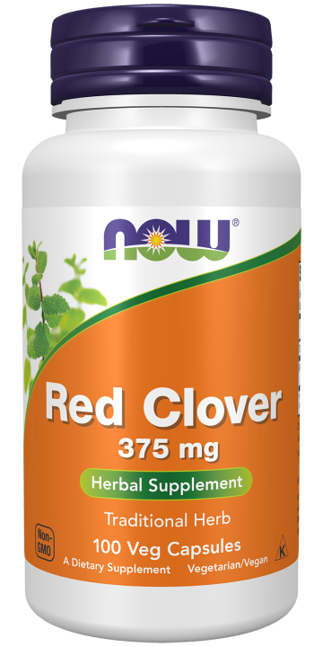 Red Clover 375 mg - 100 Veg Capsules Bottle Front