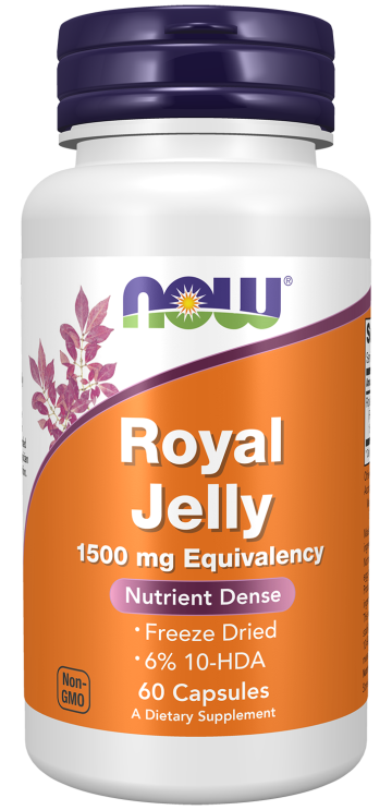 Royal Jelly - 60 Veg Capsules Bottle Front