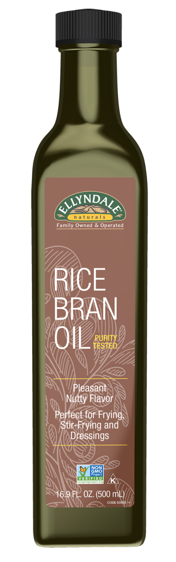 Rice Bran Oil - 16.9 oz. Bottle Front