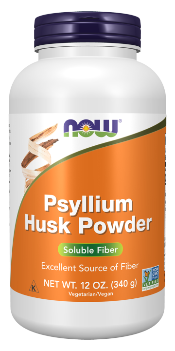 Psyllium Husk Powder Vegetarian - 12 oz. Bottle Front