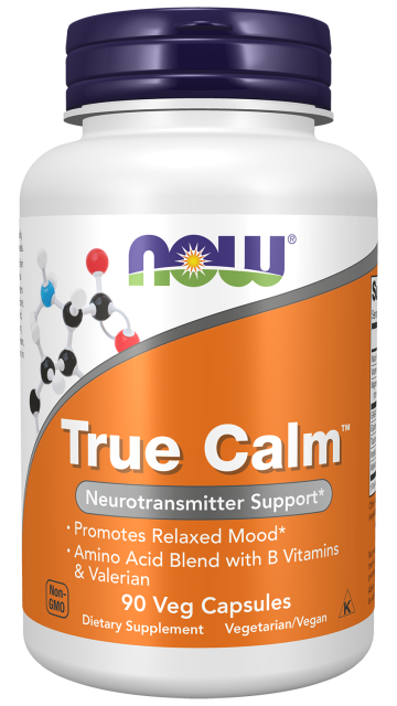 True Calm™ - 90 Veg Capsules Bottle Front