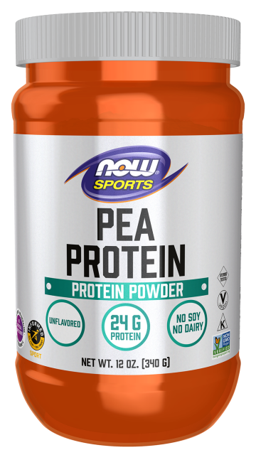 Pea Protein, Pure Unflavored Powder - 12 oz. Bottle Front