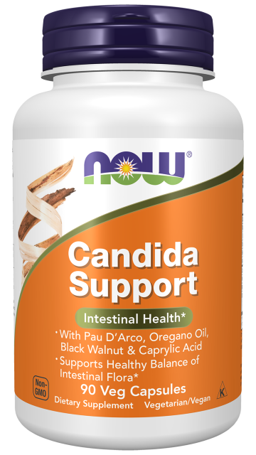 Candida Support - 90 Veg Capsules Bottle Front