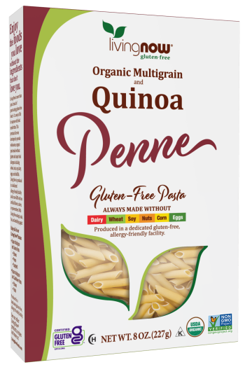 Quinoa Penne, Organic - 8 oz. Box Front