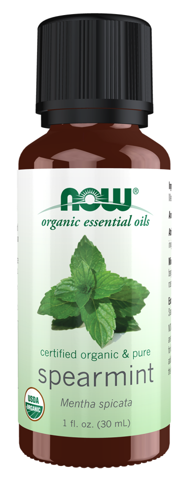Spearmint Oil, Organic - 1 fl. oz. Bottle Front