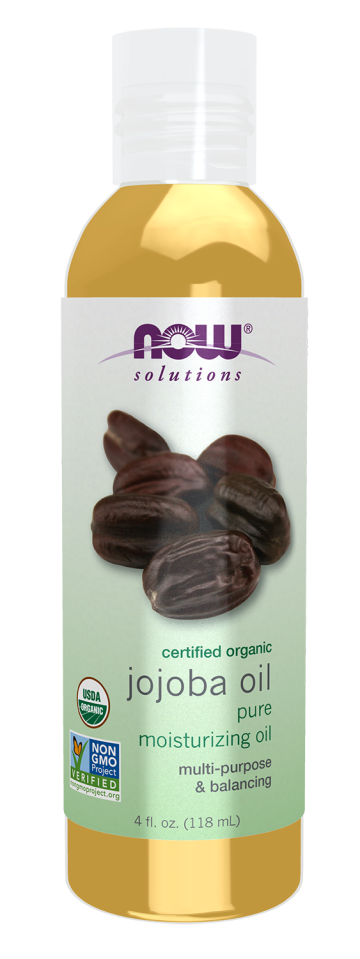 Jojoba Oil, Organic - 4 fl. oz. Bottle Front