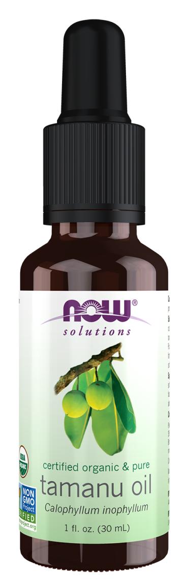 Tamanu Oil, Organic Dropper Bottle Front