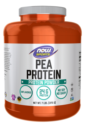 Pea Protein, Pure Unflavored Powder - 7 lbs. Bottle Front