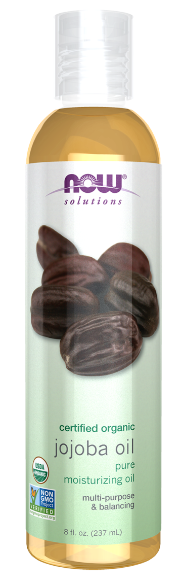 Jojoba Oil, Organic - 8 fl. oz. Bottle Front