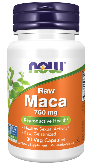 Maca 750 mg Raw - 30 Veg Capsules