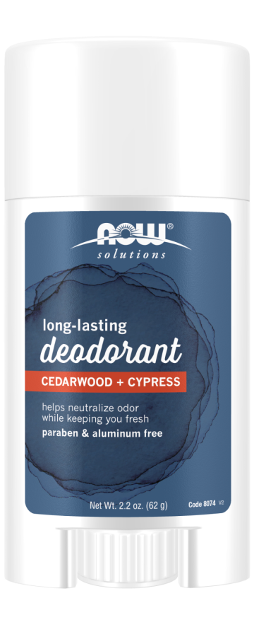 Long-Lasting Deodorant Stick, Cedarwood + Cypress - 2.2 oz.