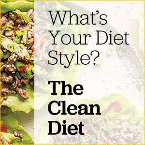 Lettuce leaves filled with a mixture of healthy ingredients with an overlay that reads What's Your Diet Style? The Clean Diet