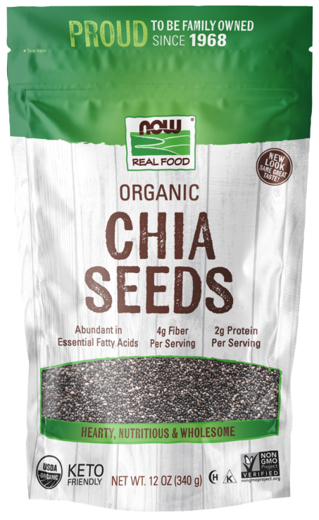 Black Chia Seed, Organic - 12 oz. Bag