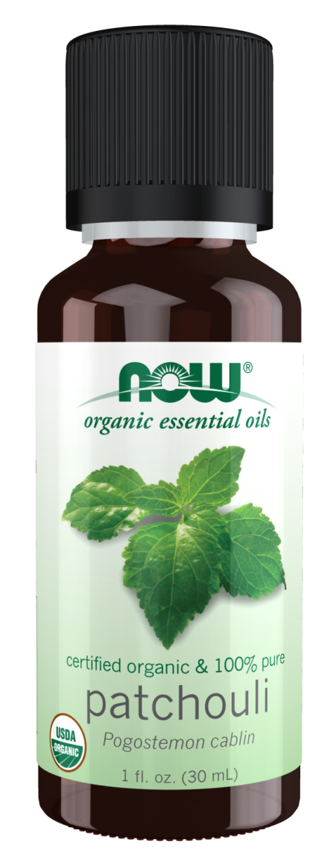 Patchouli Oil, Organic - 1 fl. oz. Bottle Front