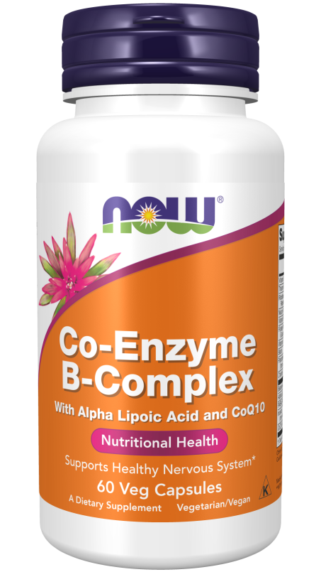 Co-Enzyme B-Complex - 60 Veg Capsules Bottle Front