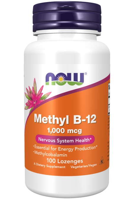 Methyl B-12 1,000 mcg - 100 Lozenges bottle front