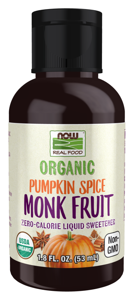 Monk Fruit Pumpkin Spice Liquid, Organic - 1.8 fl. oz. Bottle Front