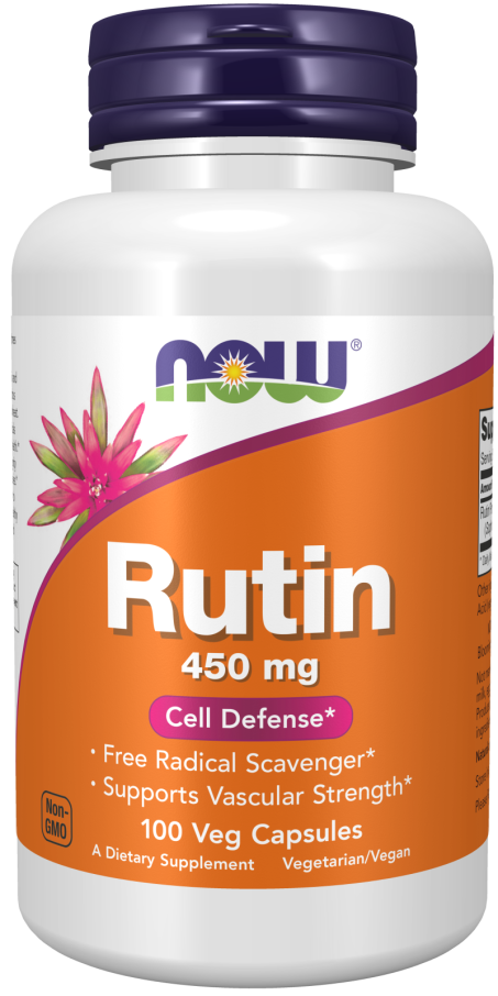 Rutin 450 mg - 100 Veg Capsules Bottle Front