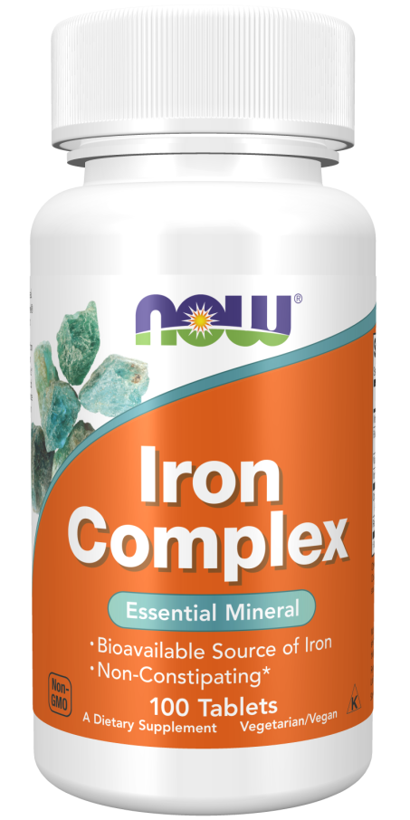 Iron Complex Vegetarian - 100 Tablets Bottle Front