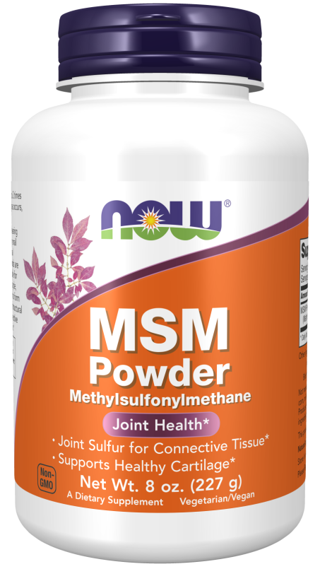 MSM Powder - 8 oz. Bottle Front