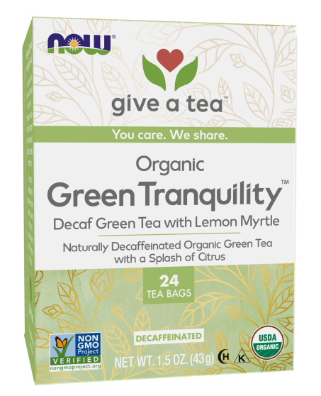 Green Tranquility™ Tea, Organic - 24 Tea Bags Box Front