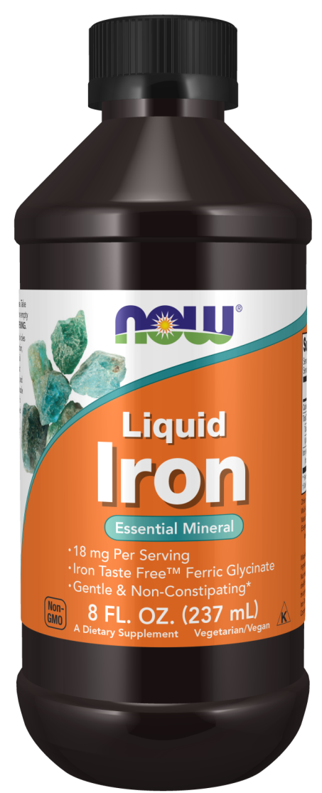 Iron Liquid - 8 fl. oz. Bottle Front