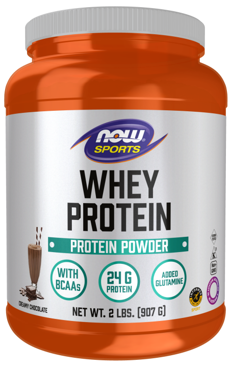 Whey Protein Creamy Chocolate Powder - 2 lbs. Bottle Front