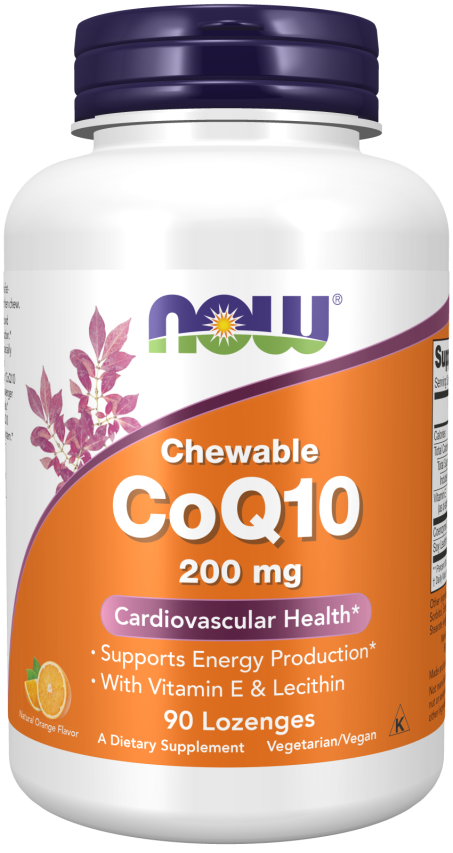 CoQ10 200 mg - 90 Lozenges Bottle Front