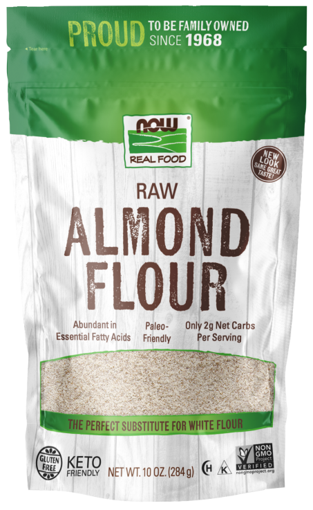 Almond Flour, Raw - 10 oz. Bag Front