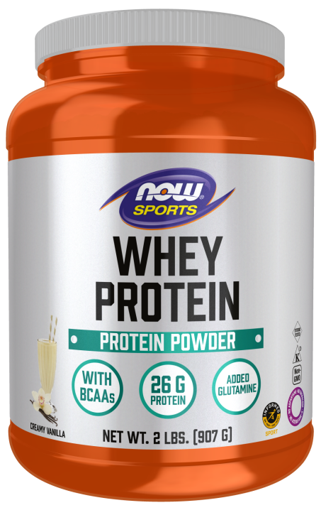 Whey Protein, Creamy Vanilla Powder - 2 lbs. bottle front