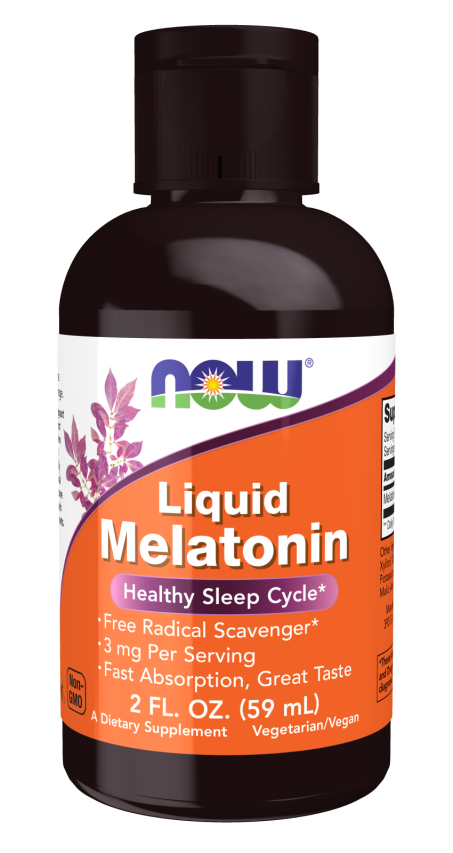 Liquid Melatonin - 2 fl. oz. Bottle Front