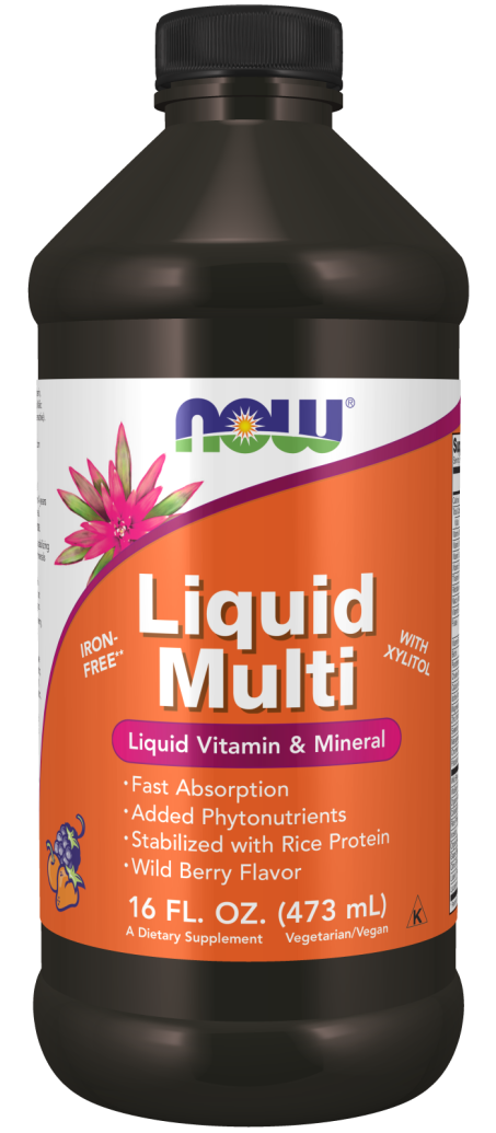 Liquid Multi, Wild Berry Flavor - 16 fl. oz. Bottle Front
