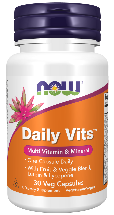 Daily Vits™ - 30 Veg Capsules Bottle Front