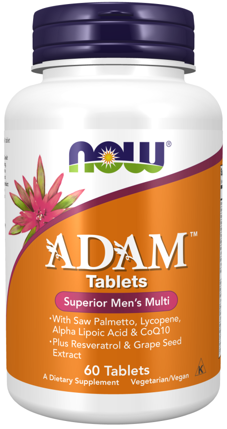 ADAM™ Men's Multiple Vitamin - 60 Tablets Bottle Front