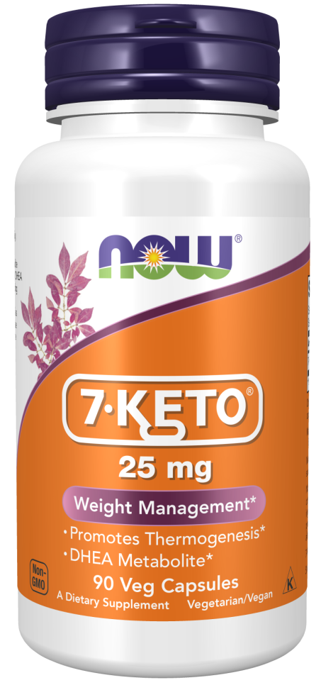 7-KETO® 25 mg - 90 Veg Capsules Bottle Front