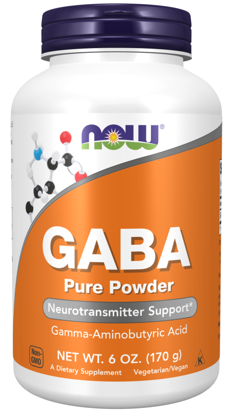 GABA Powder - 6 oz. Bottle Front