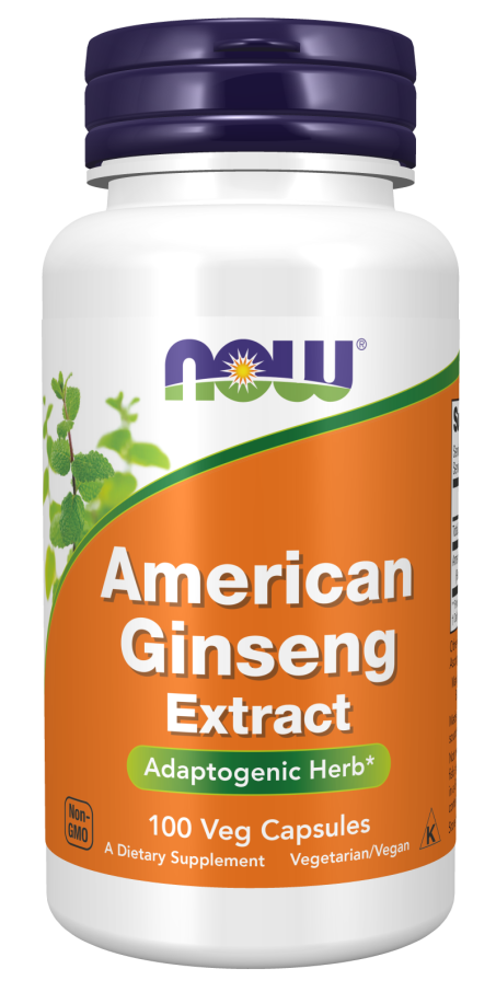  American Ginseng 500 mg - Veg Capsules Bottle Front