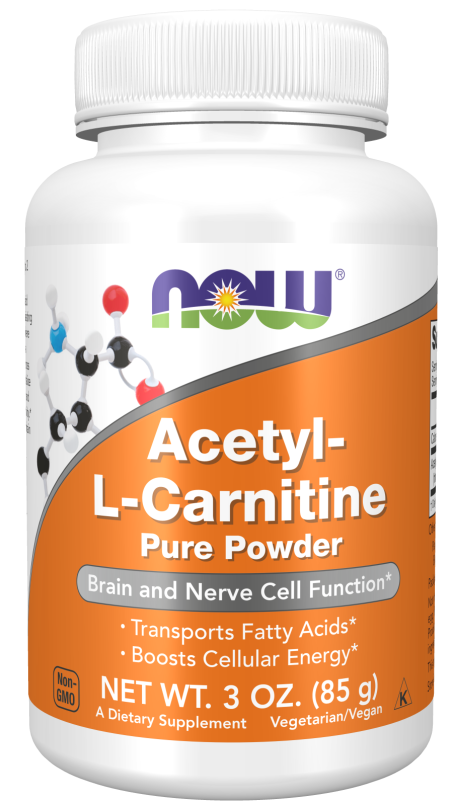 Acetyl-L-Carnitine Pure Powder - 3 oz. Bottle Front