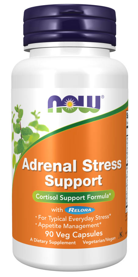 Adrenal Stress Support with Relora™ - 90 Veg Capsules Bottle Front