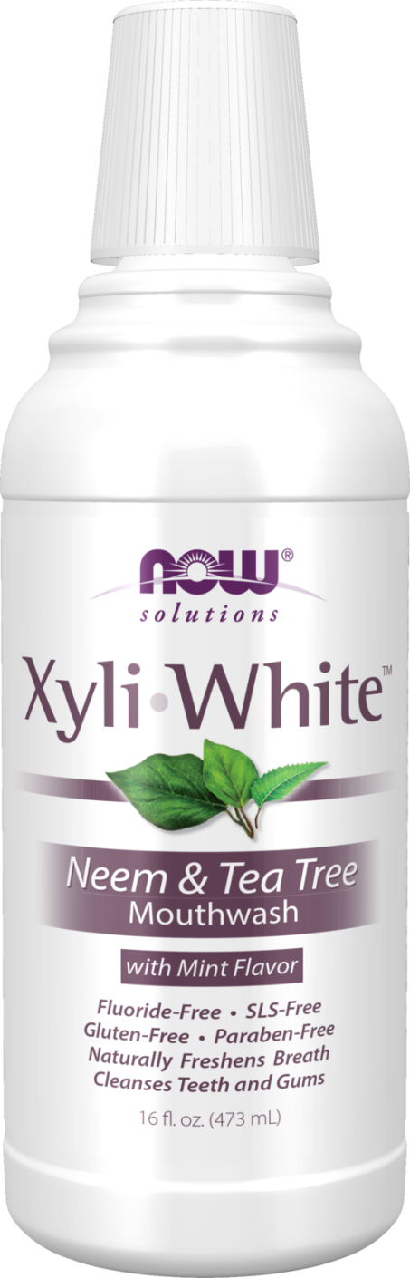 Xyliwhite™ Neem & Tea Tree Mouthwash - 16 oz. Bottle Front