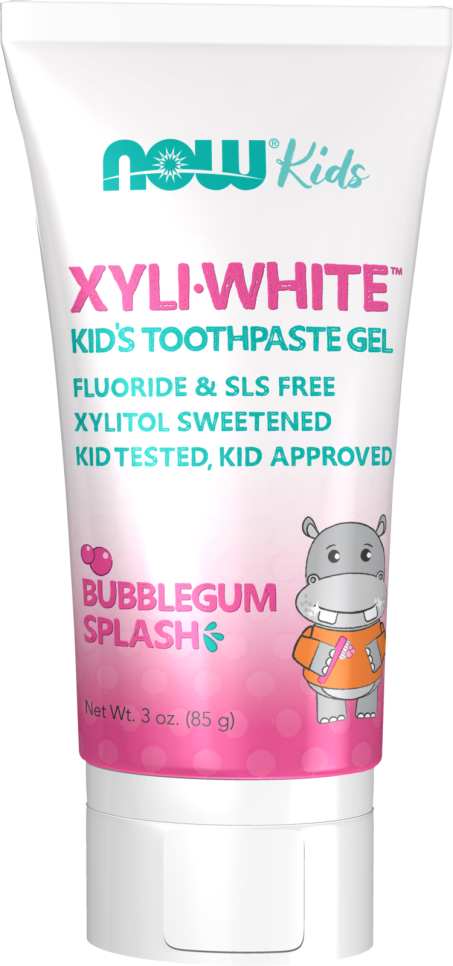 Xyliwhite™ Bubblegum Splash Toothpaste Gel for Kids - 3 oz. tube front