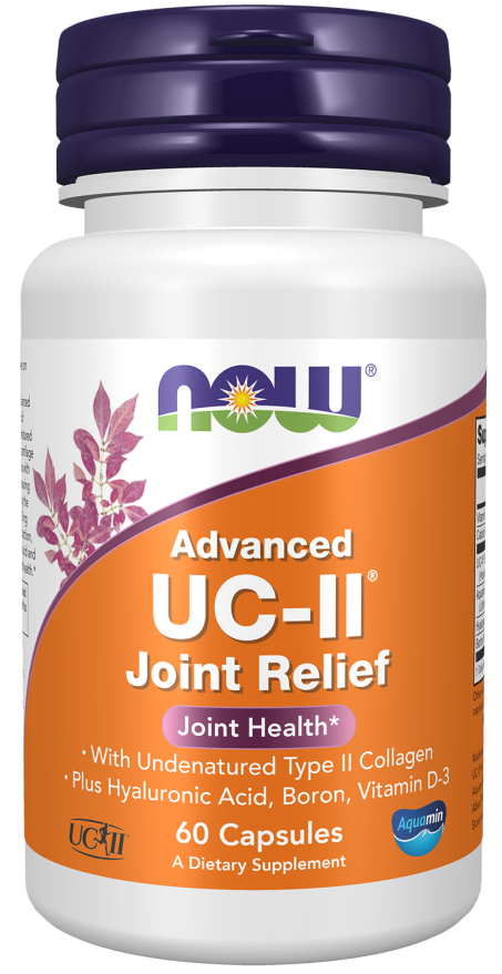 UC-II® Advanced Joint Relief - 60 Veg Capsules Bottle Front
