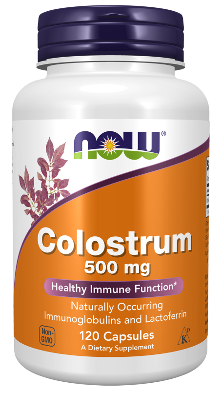 Colostrum 500 mg - 120 Veg Capsules Bottle Front