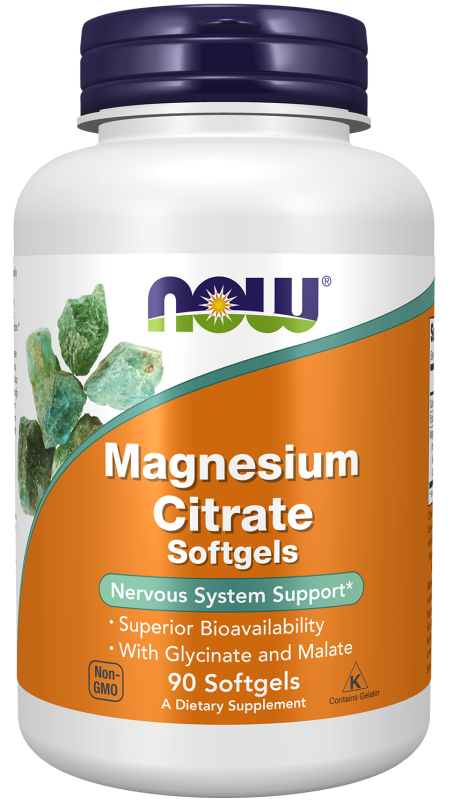 Magnesium Citrate - 90 Softgels Bottle Front