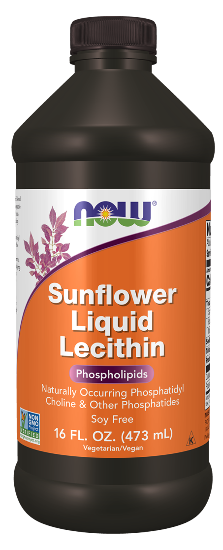 Sunflower Liquid Lecithin - 16 fl. oz. Bottle Front