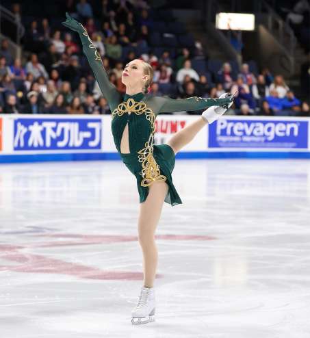 Bradie Tennell on the ice