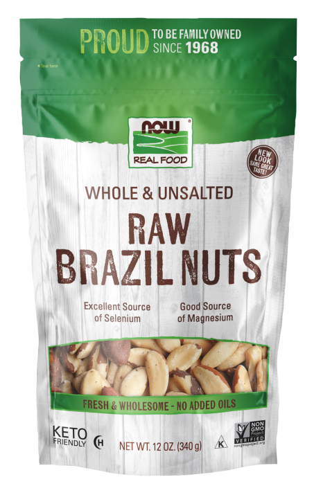Brazil Nuts, Raw, Whole & Unsalted - 12 oz.