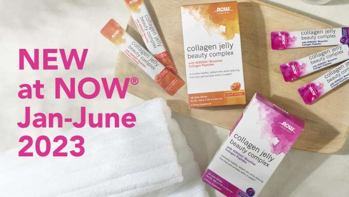 New NOW Products - Jan - June 2023 slideshow featuring Collagen Jelly