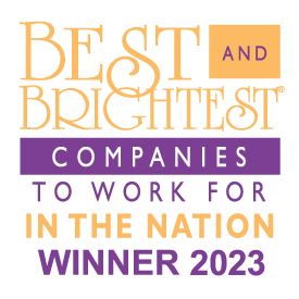 Best and Brightest Companies to work for in the Nation Winner 2023 Logo